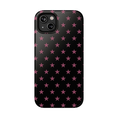 Burgundy Stars MagSafe Tough iPhone Case