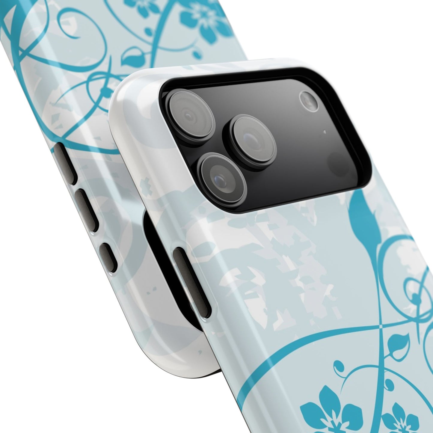 Blue Bloom Tough iPhone Case