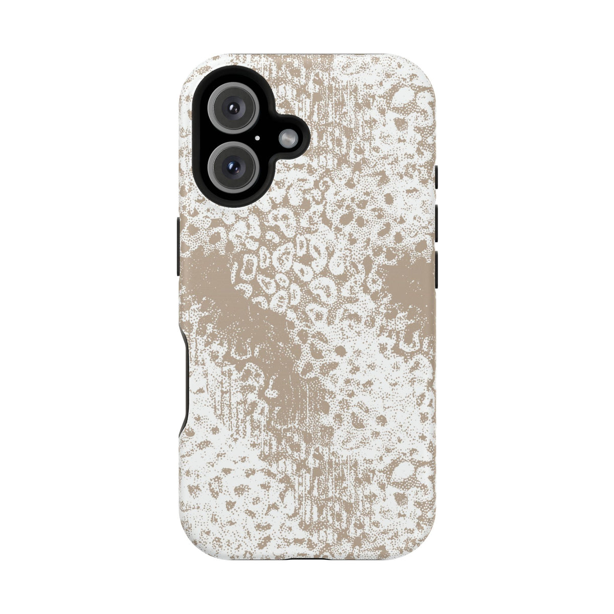 White Leopard MagSafe Tough iPhone Case
