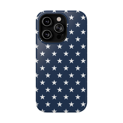 Deep Blue Stars MagSafe Tough iPhone Case