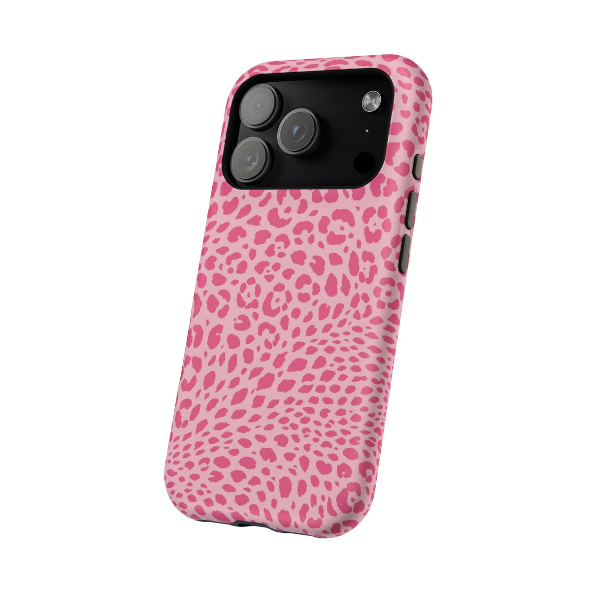 Light Pink Leopard MagSafe Tough iPhone Case