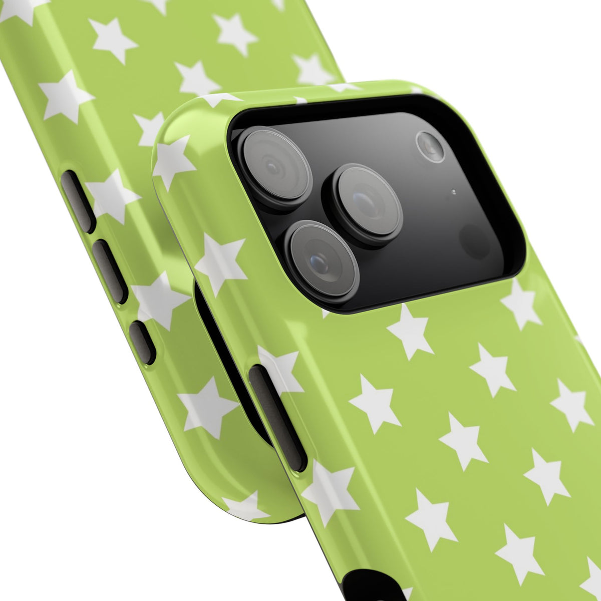 Green Stars MagSafe Tough iPhone Case
