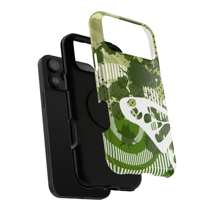 Green Echo Tough iPhone Case