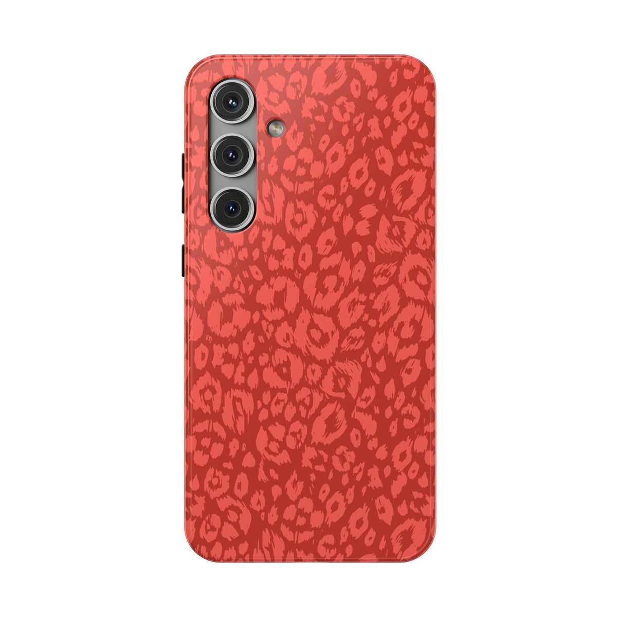 Red Leopard Tough Samsung Case