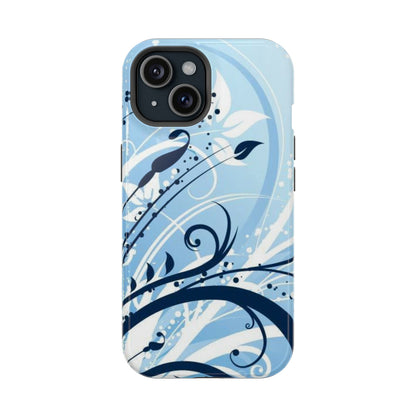 Bloom in Blue Tough iPhone Case