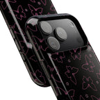 Midnight Flutter Tough iPhone Case