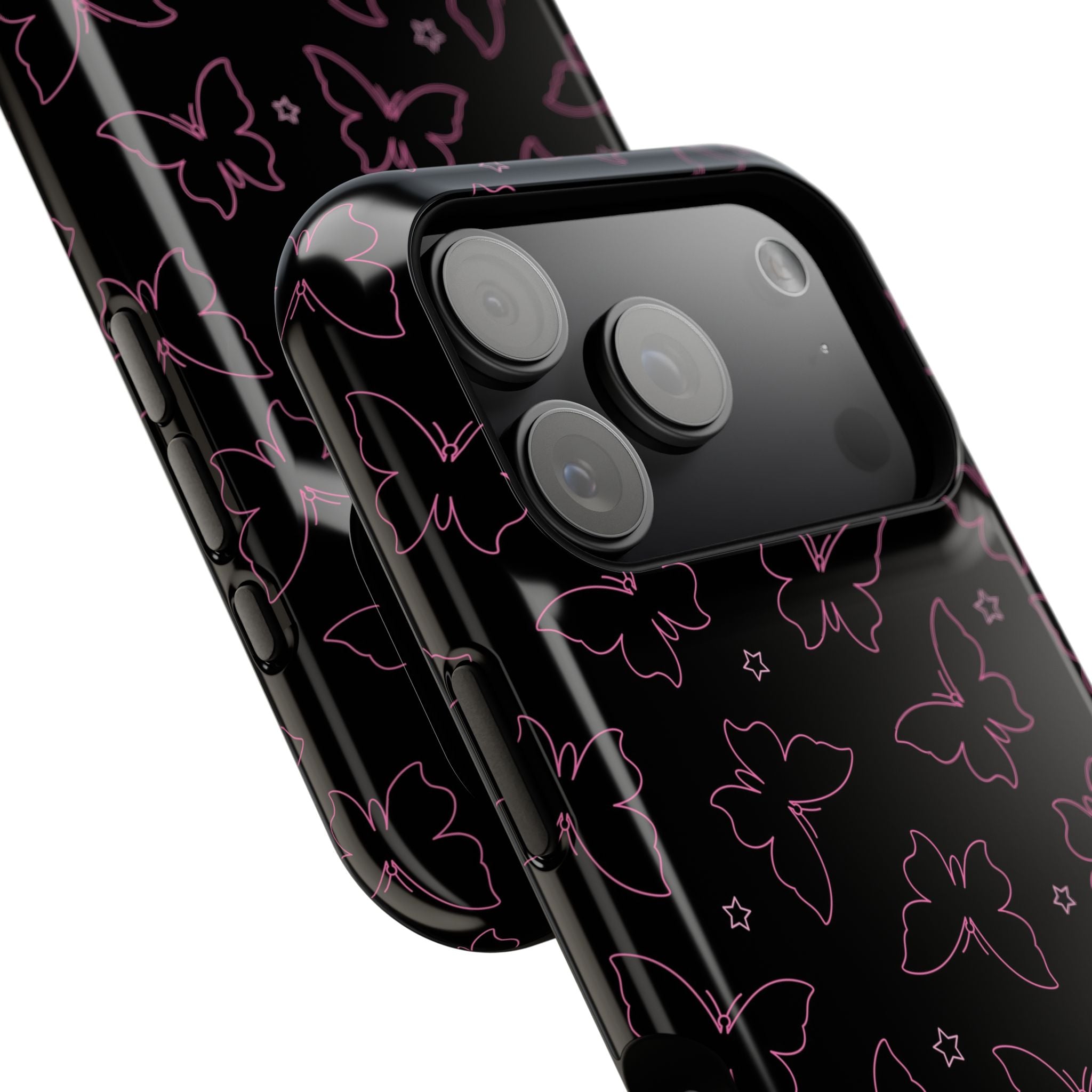 Midnight Flutter Tough iPhone Case