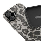 Grey Leopard Tough iPhone Case