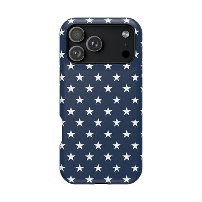 Deep Blue Stars MagSafe Tough iPhone Case