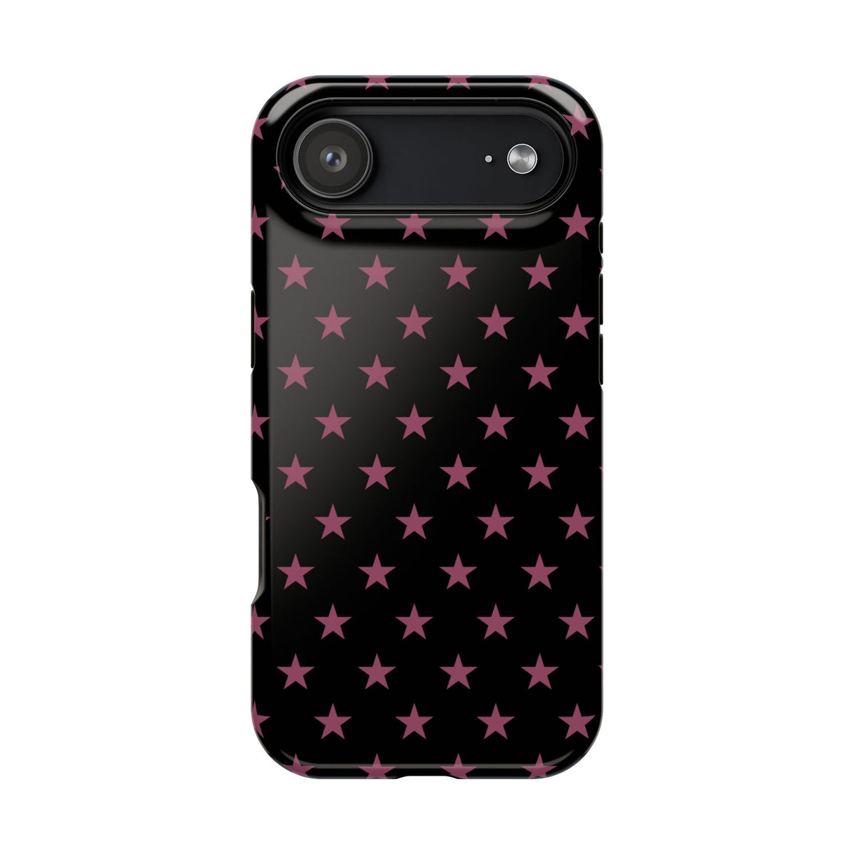 Burgundy Stars MagSafe Tough iPhone Case