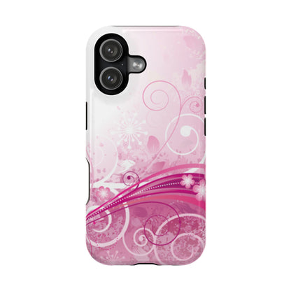 Faded Petals MagSafe Tough iPhone Case