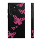 Pink Butterflies Tough Samsung Case