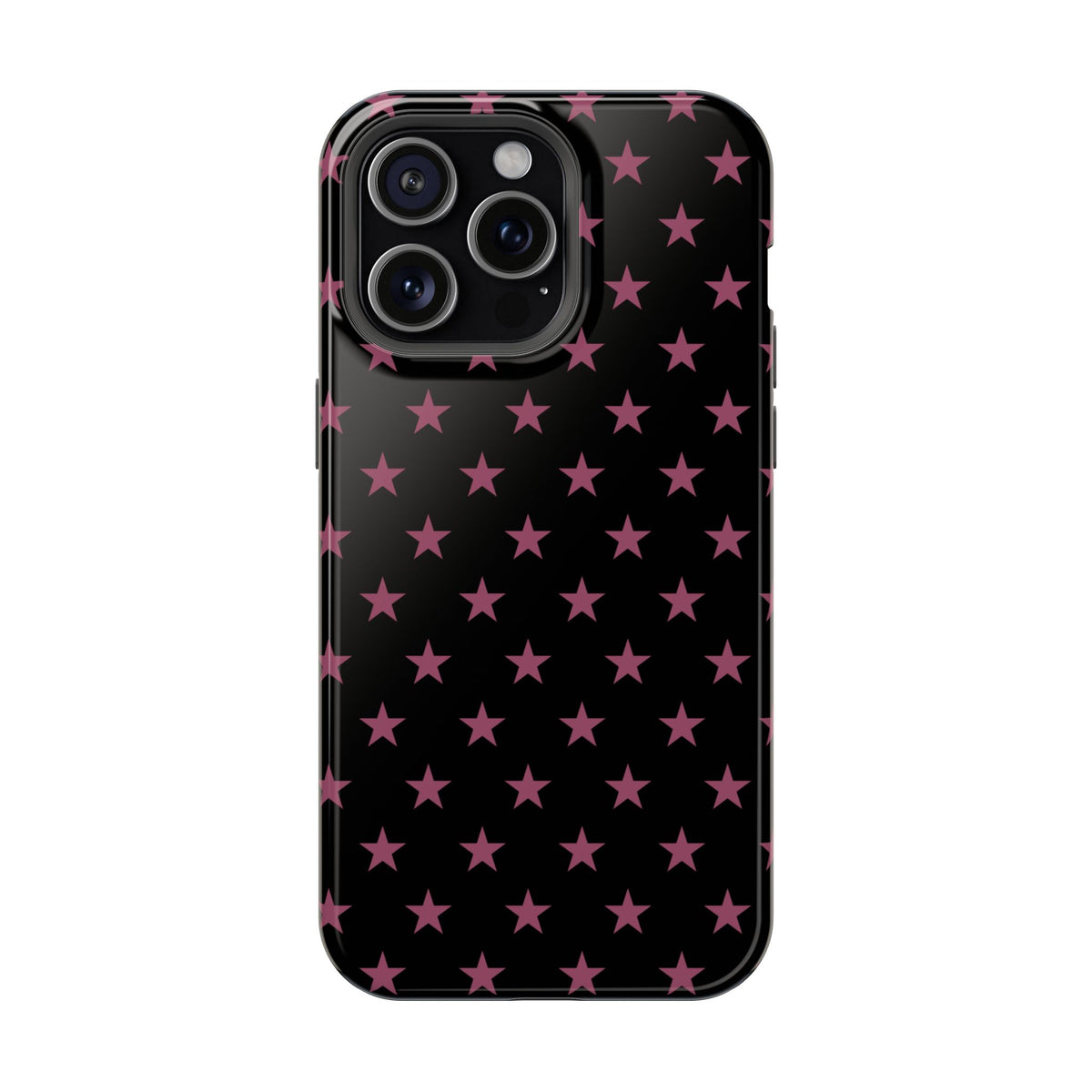 Burgundy Stars MagSafe Tough iPhone Case