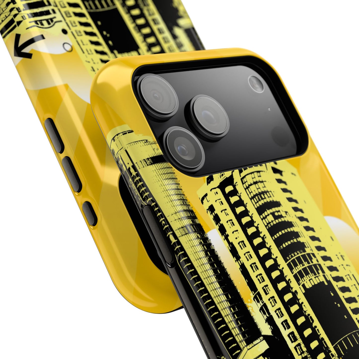 Yellow City Tough iPhone Case