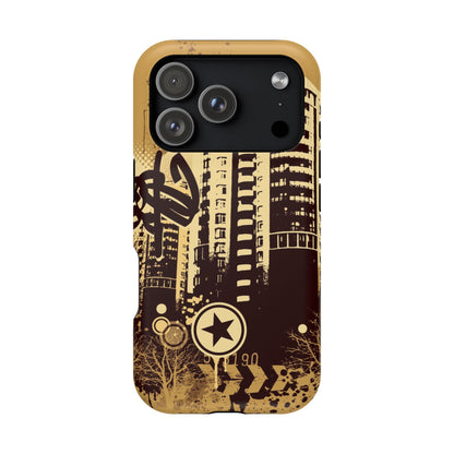 Brown City Tough iPhone Case