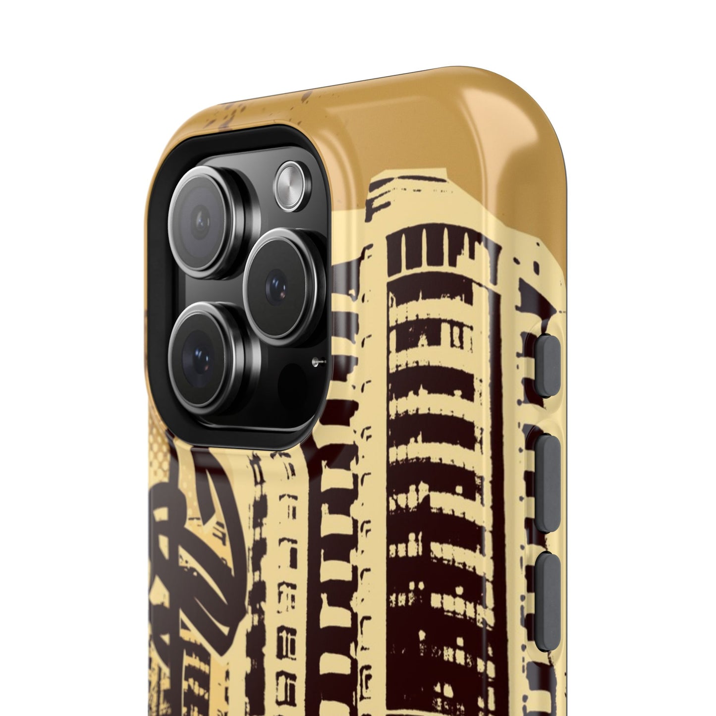 Brown City Tough iPhone Case