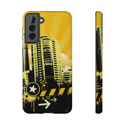 Yellow City Tough Samsung Case