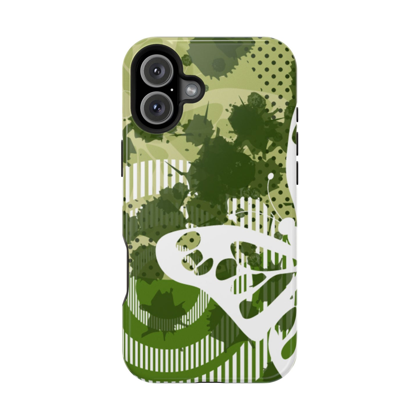 Green Echo Tough iPhone Case