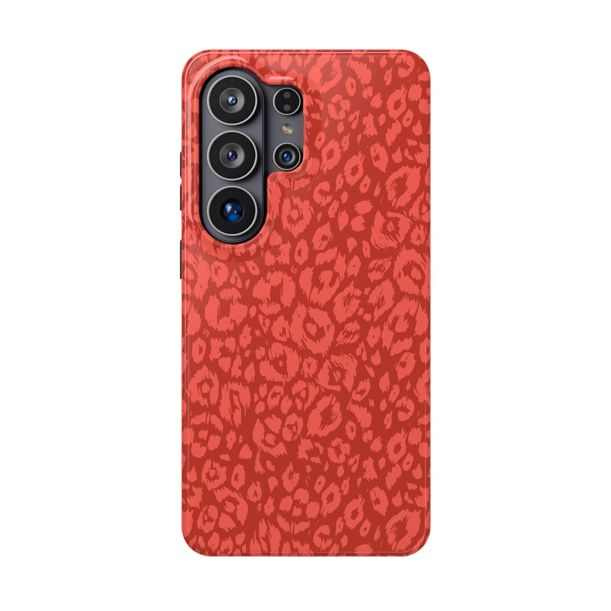 Red Leopard Tough Samsung Case