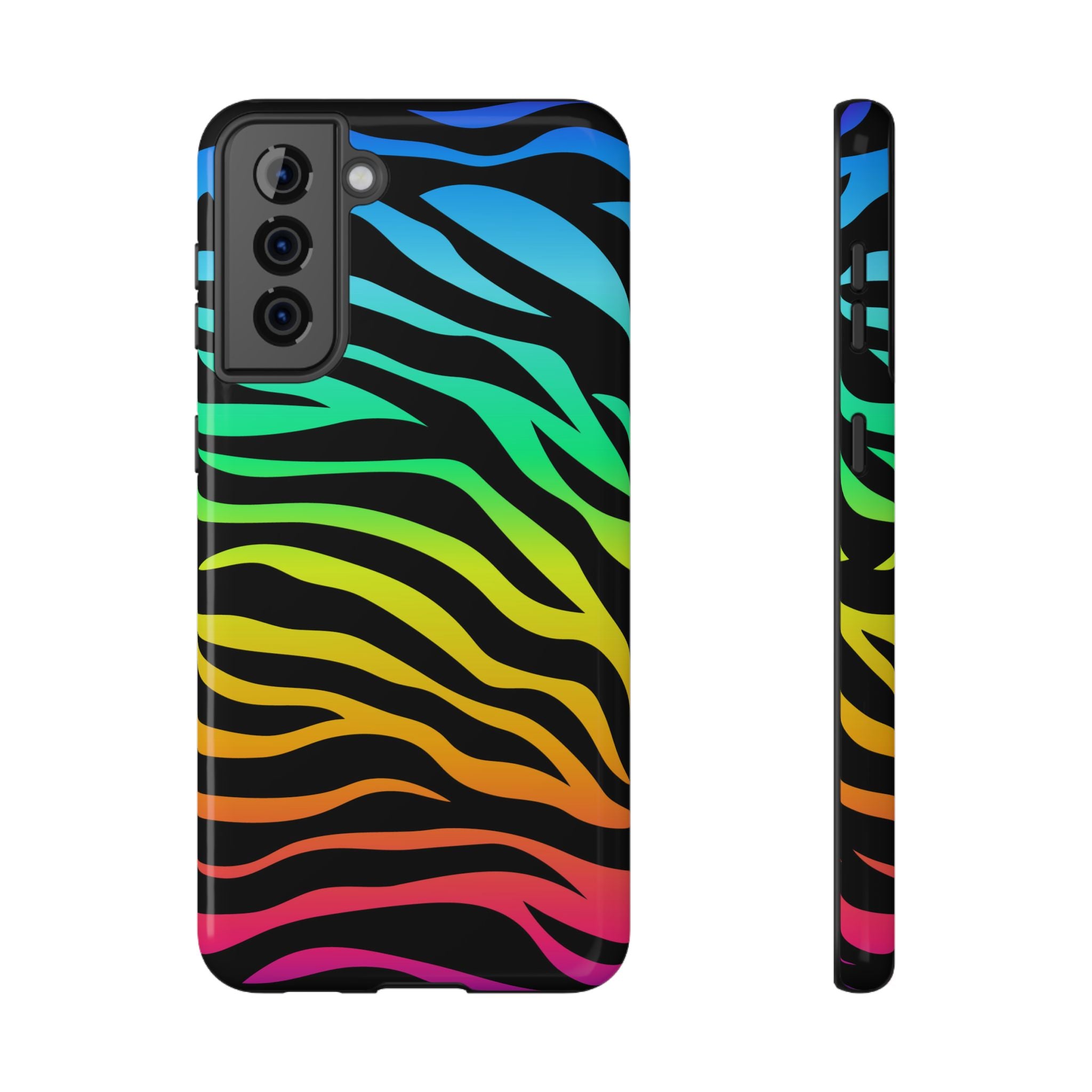Neon Stripes Tough Samsung Case