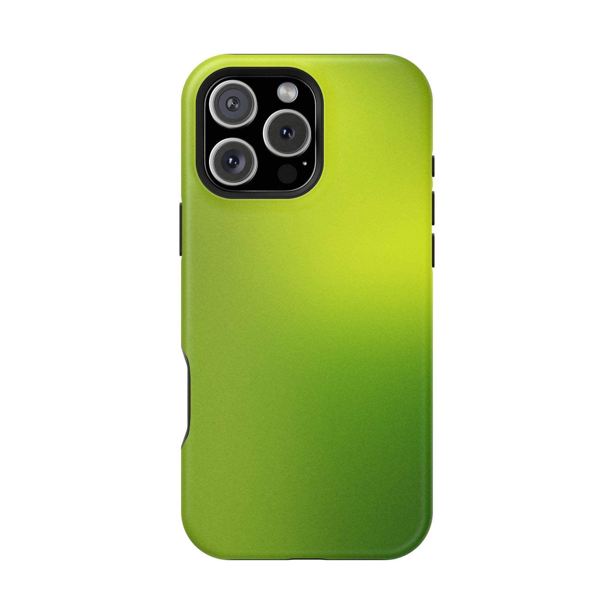 Lime Glow Tough iPhone Case