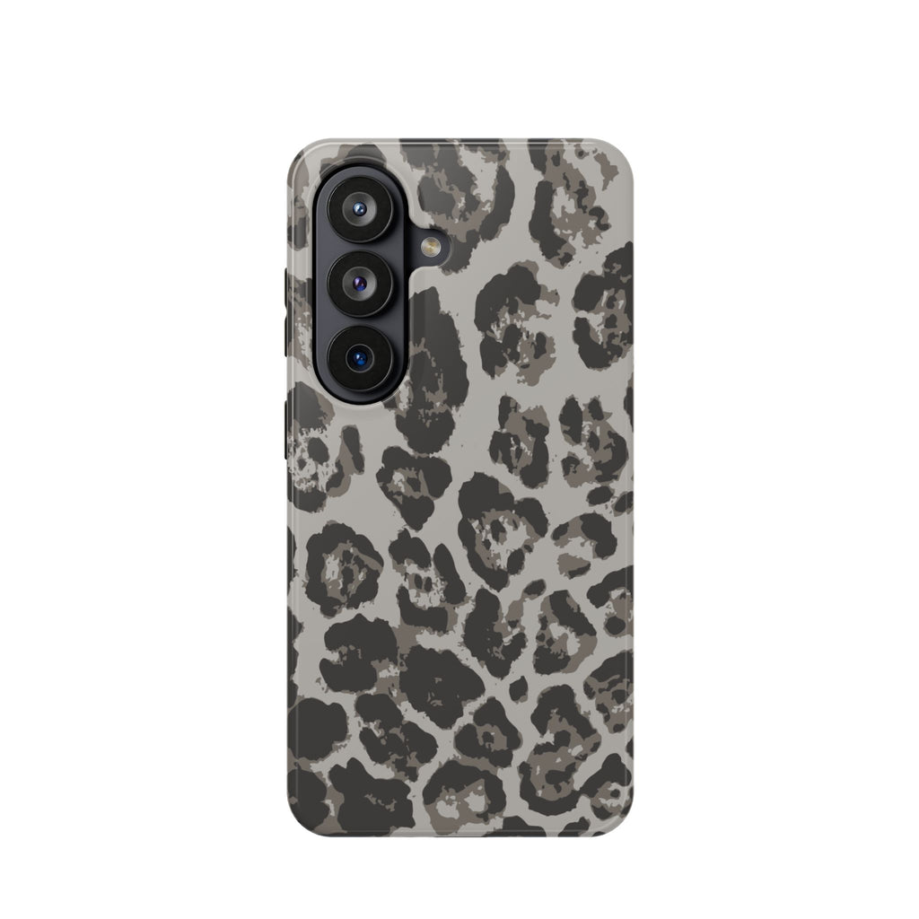Grey Leopard Tough Samsung Case