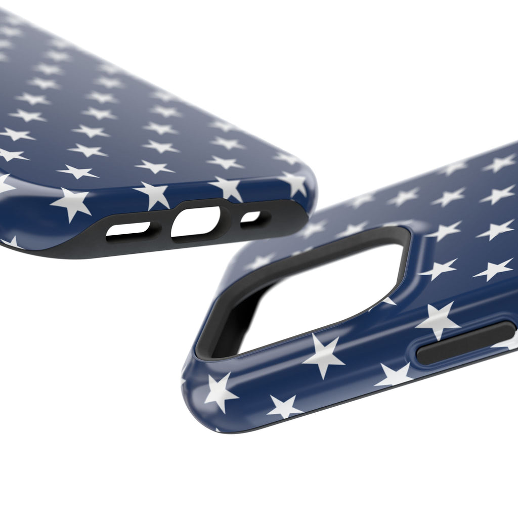 Deep Blue Stars Tough iPhone Case