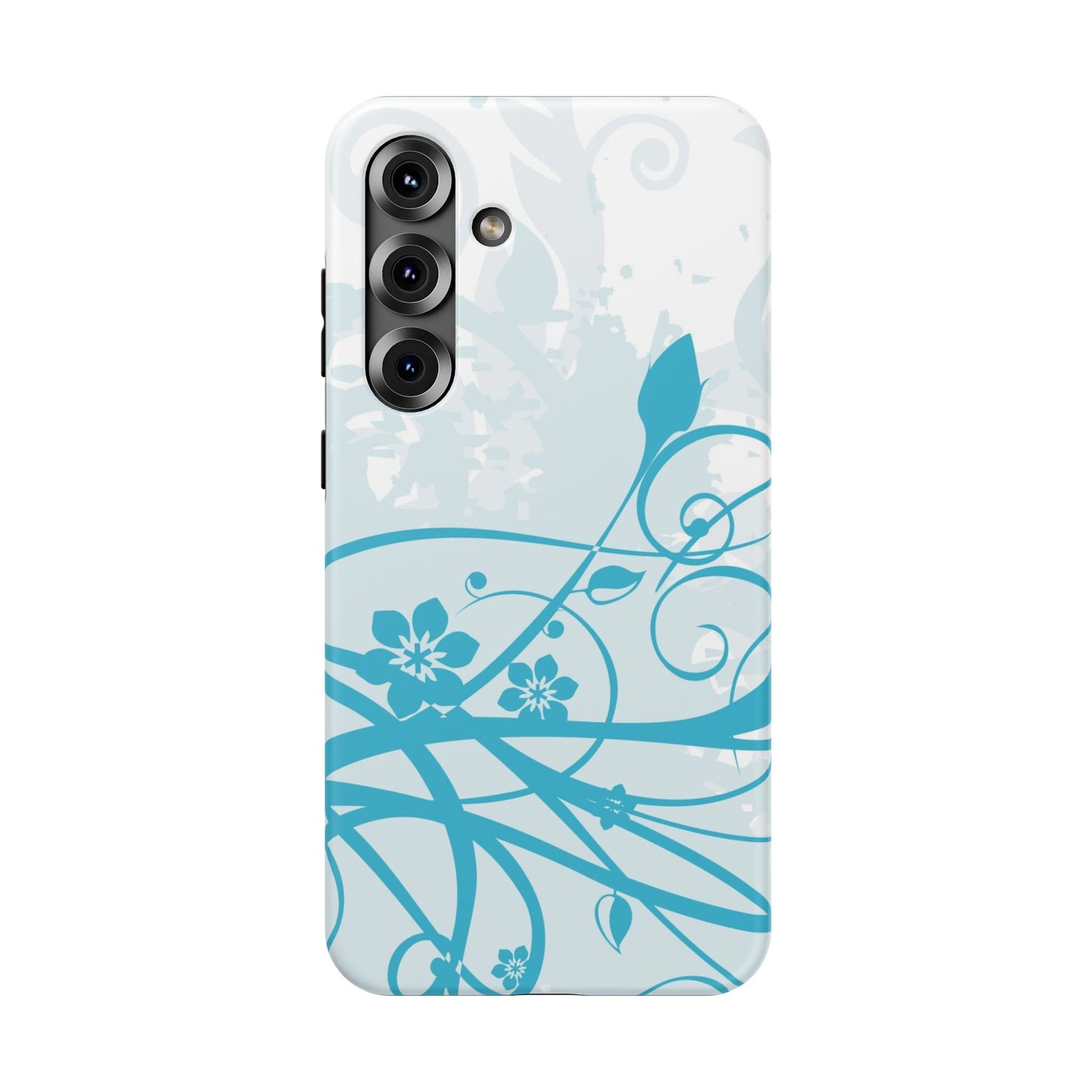 Blue Bloom Tough Samsung Case