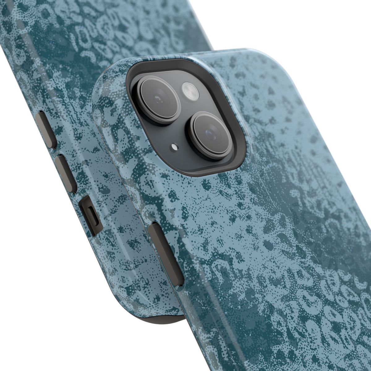 Blue Leopard MagSafe Tough iPhone Case