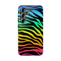 Neon Stripes Tough Samsung Case