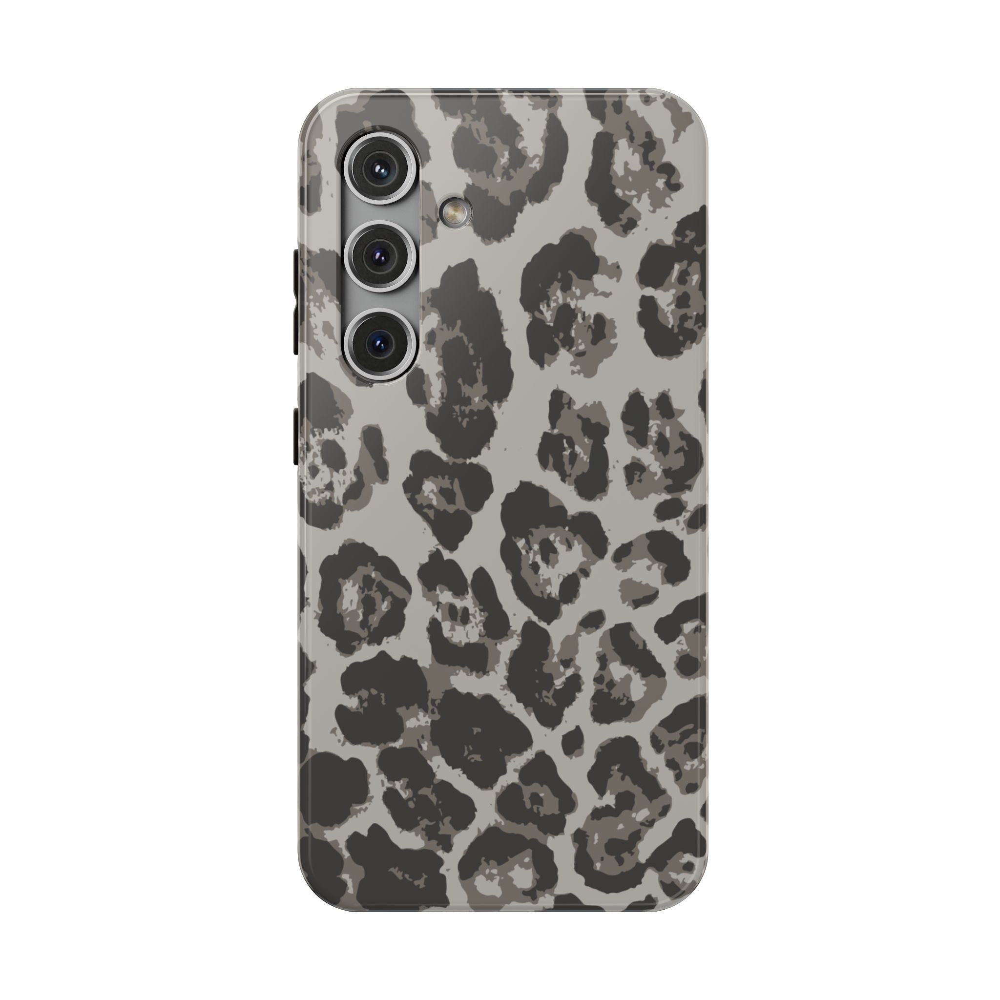 Grey Leopard Tough Samsung Case