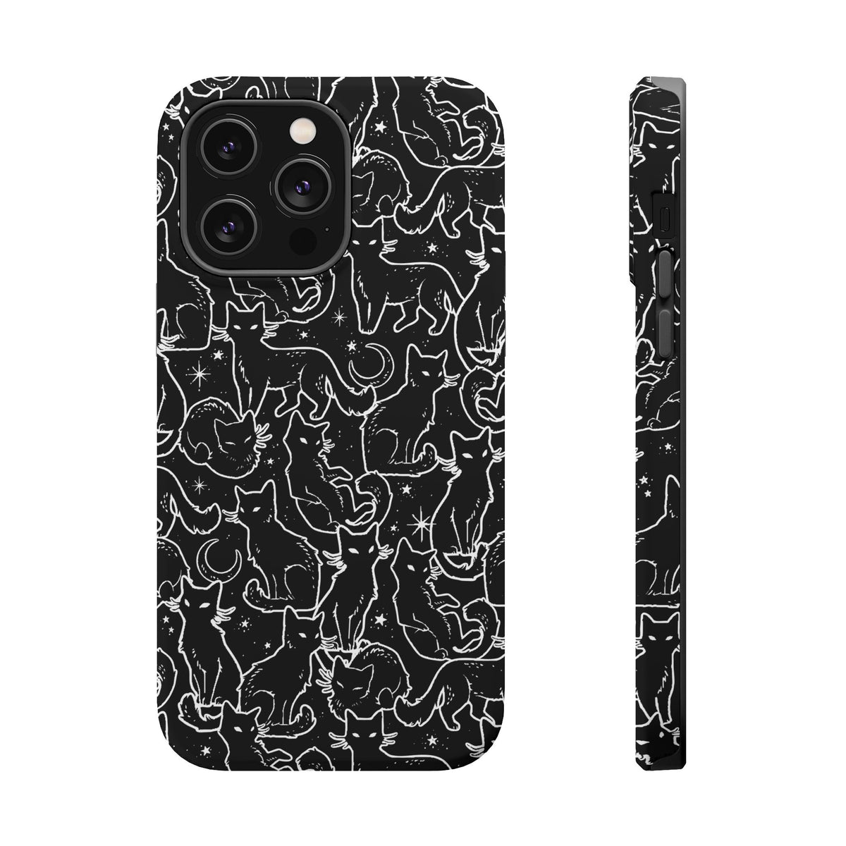 Black Cats MagSafe Tough iPhone Case