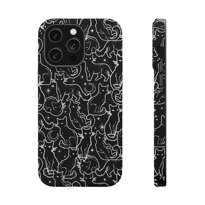 Black Cats MagSafe Tough iPhone Case