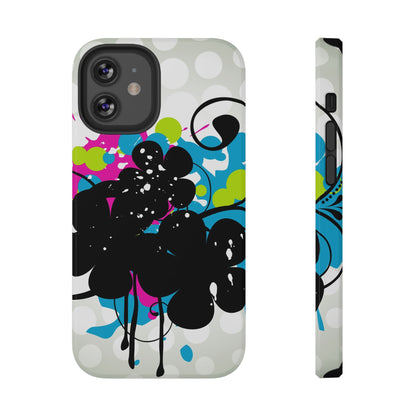 Electric Bloom Tough iPhone Case