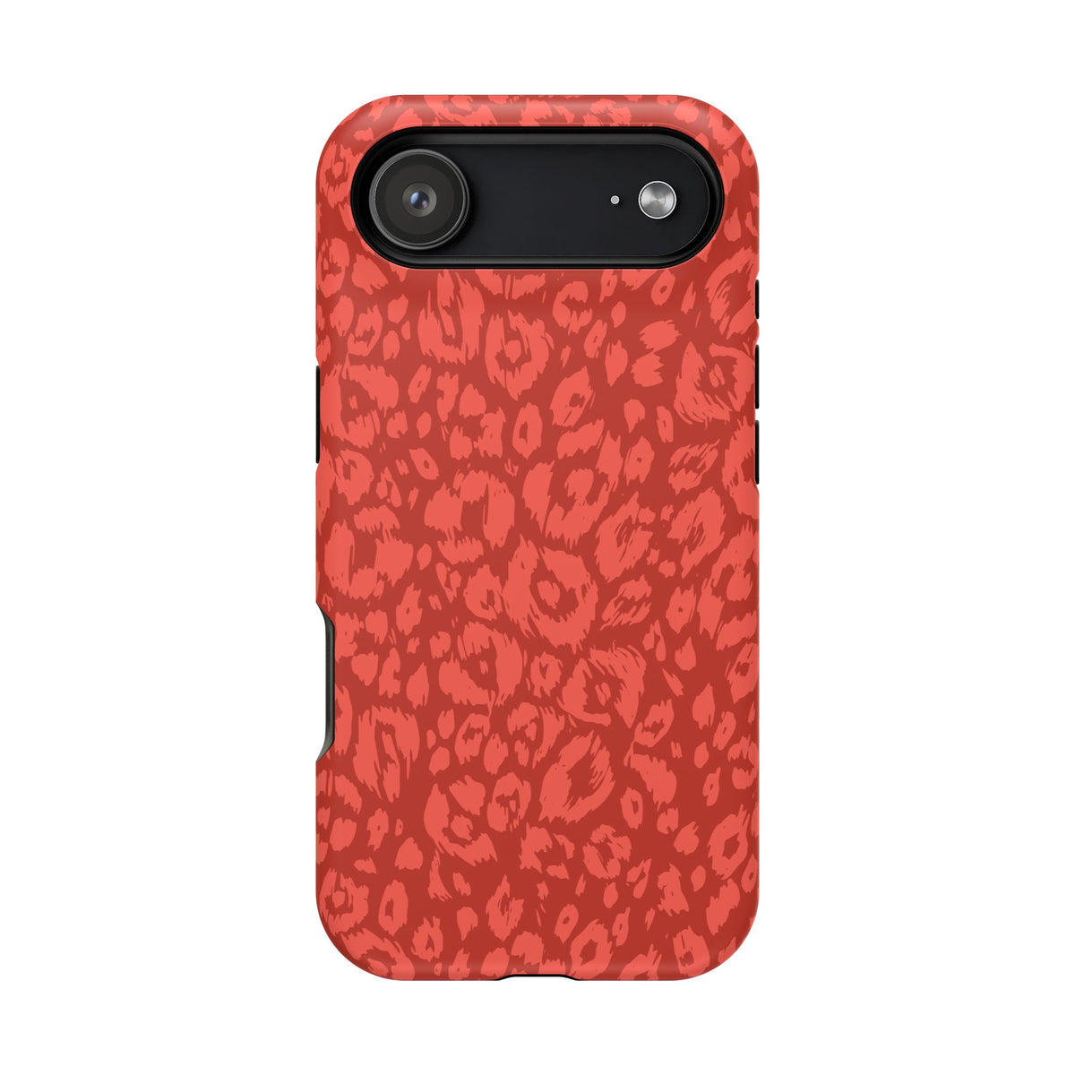Red Leopard MagSafe Tough iPhone Case