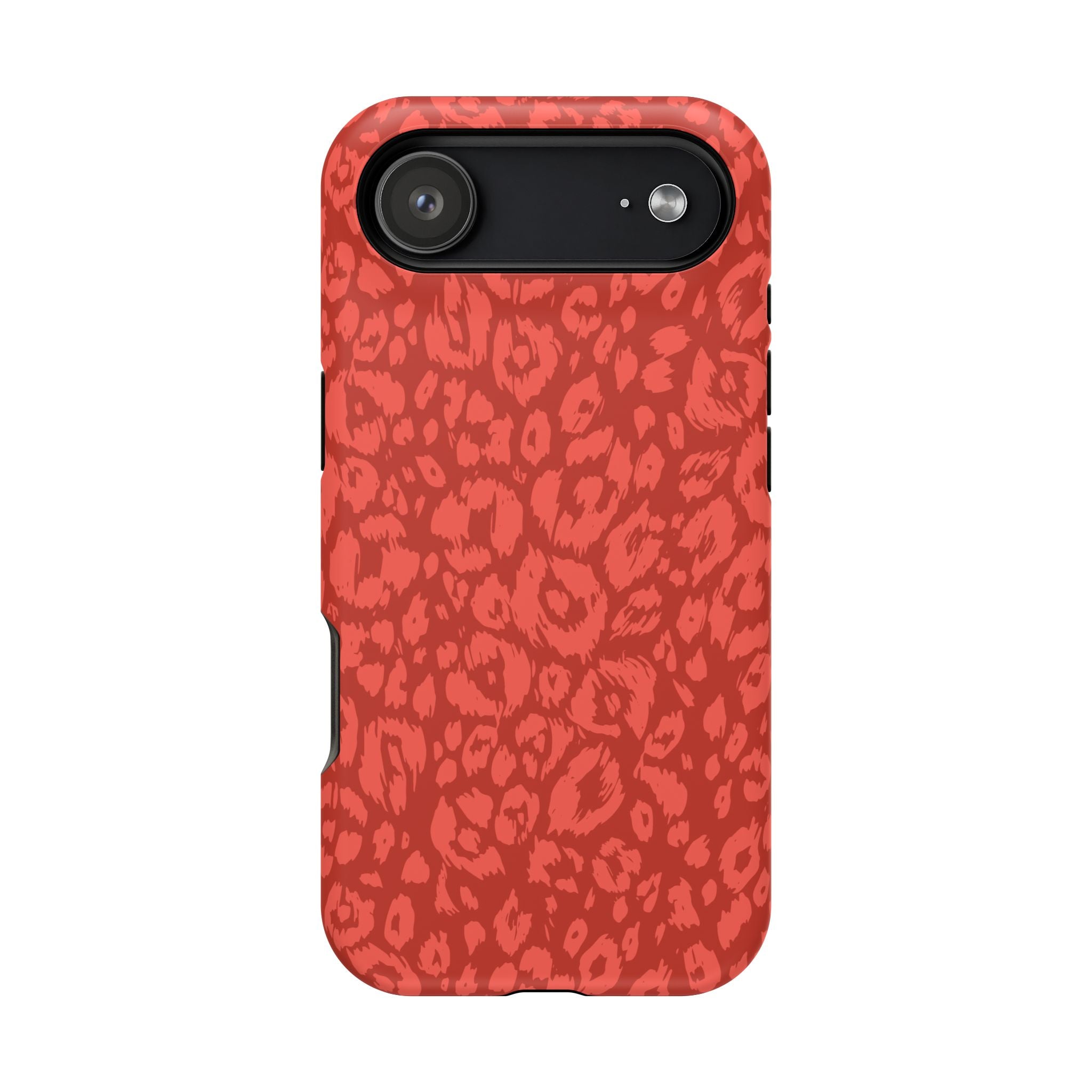 Red Leopard Tough iPhone Case