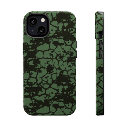 Faded Green Giraffe MagSafe Tough iPhone Case