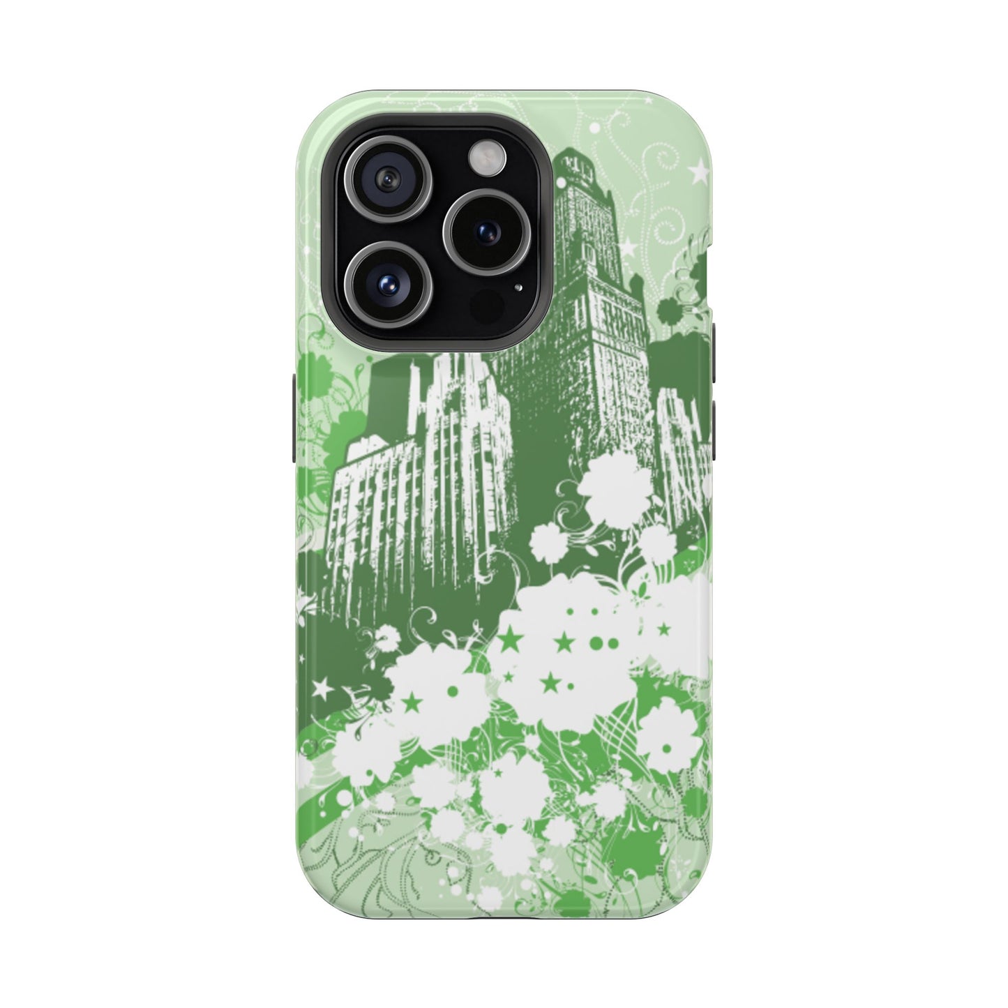 Green City Tough iPhone Case