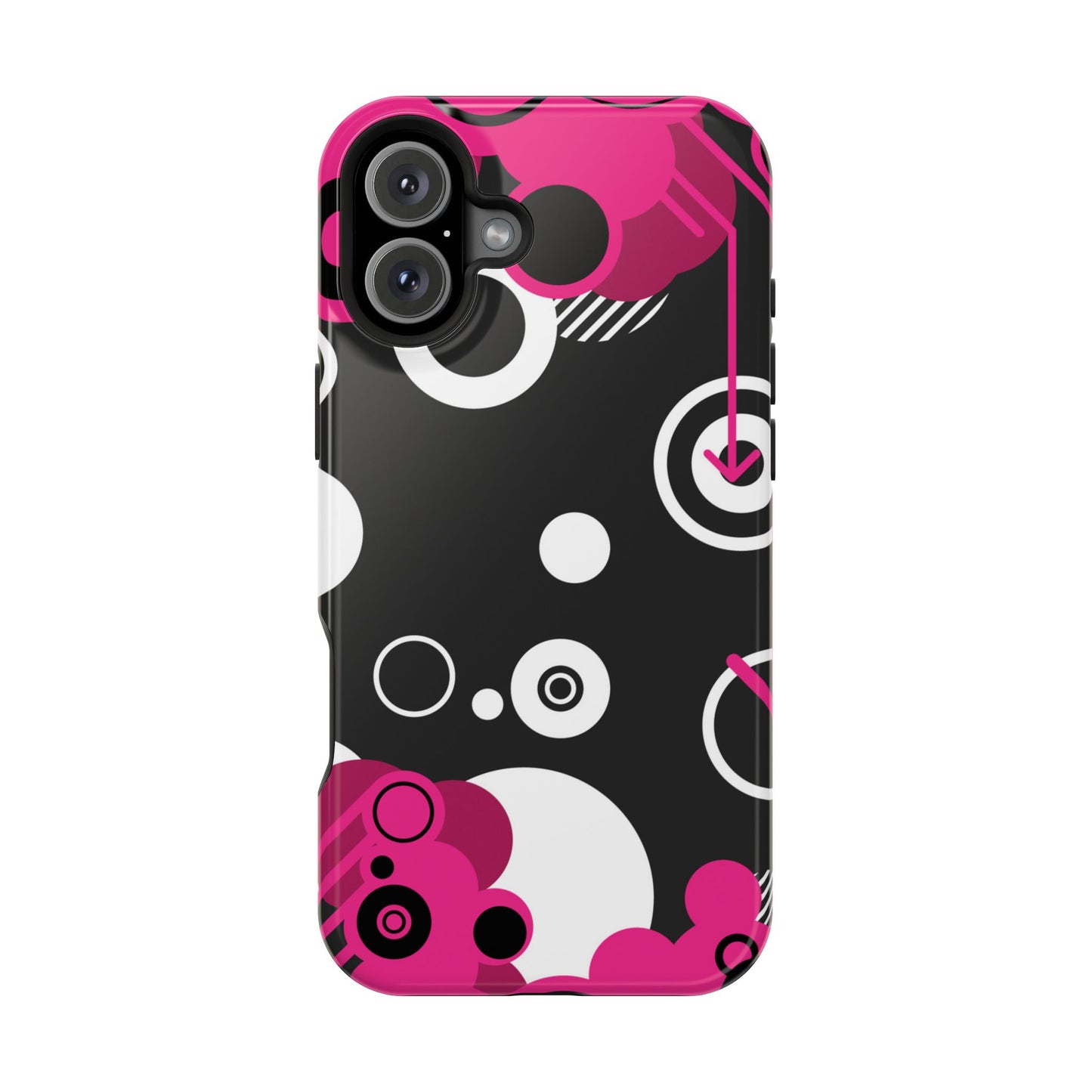 Pink Arrow Tough iPhone Case