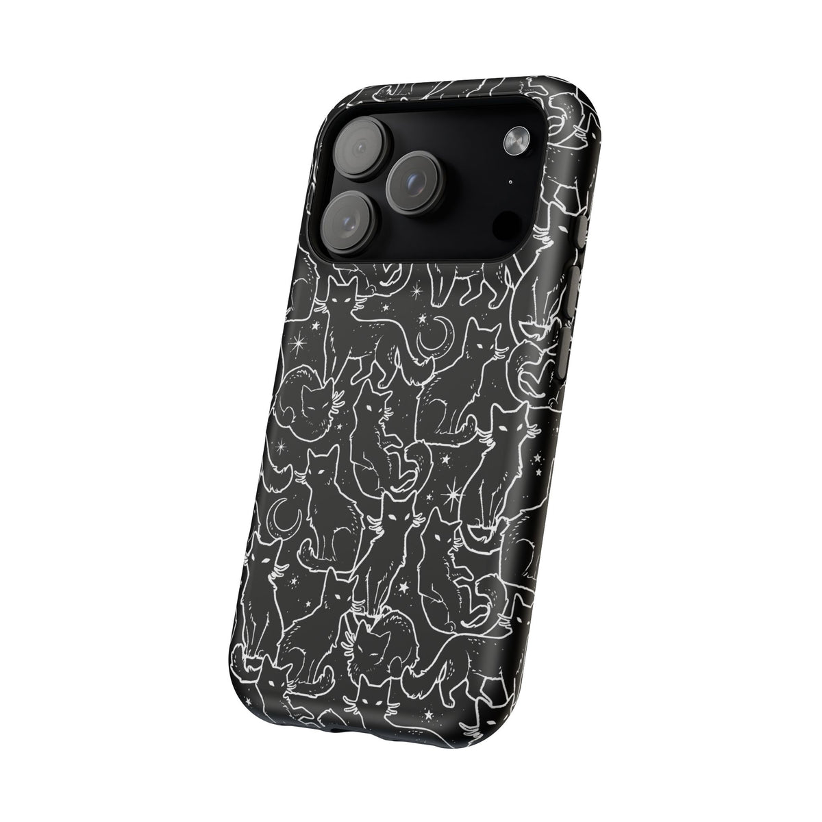 Black Cats MagSafe Tough iPhone Case