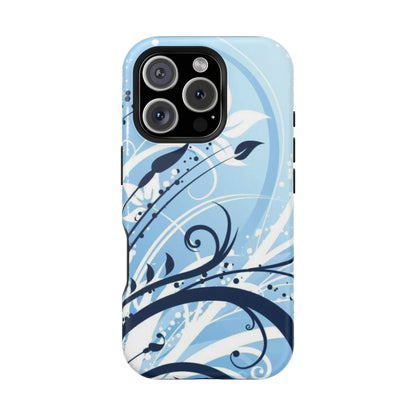 Bloom in Blue Tough iPhone Case