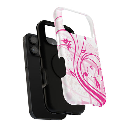 Flora Fuchsia Tough iPhone Case