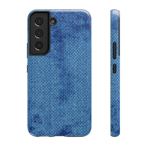 Blue Denim Tough Samsung Case