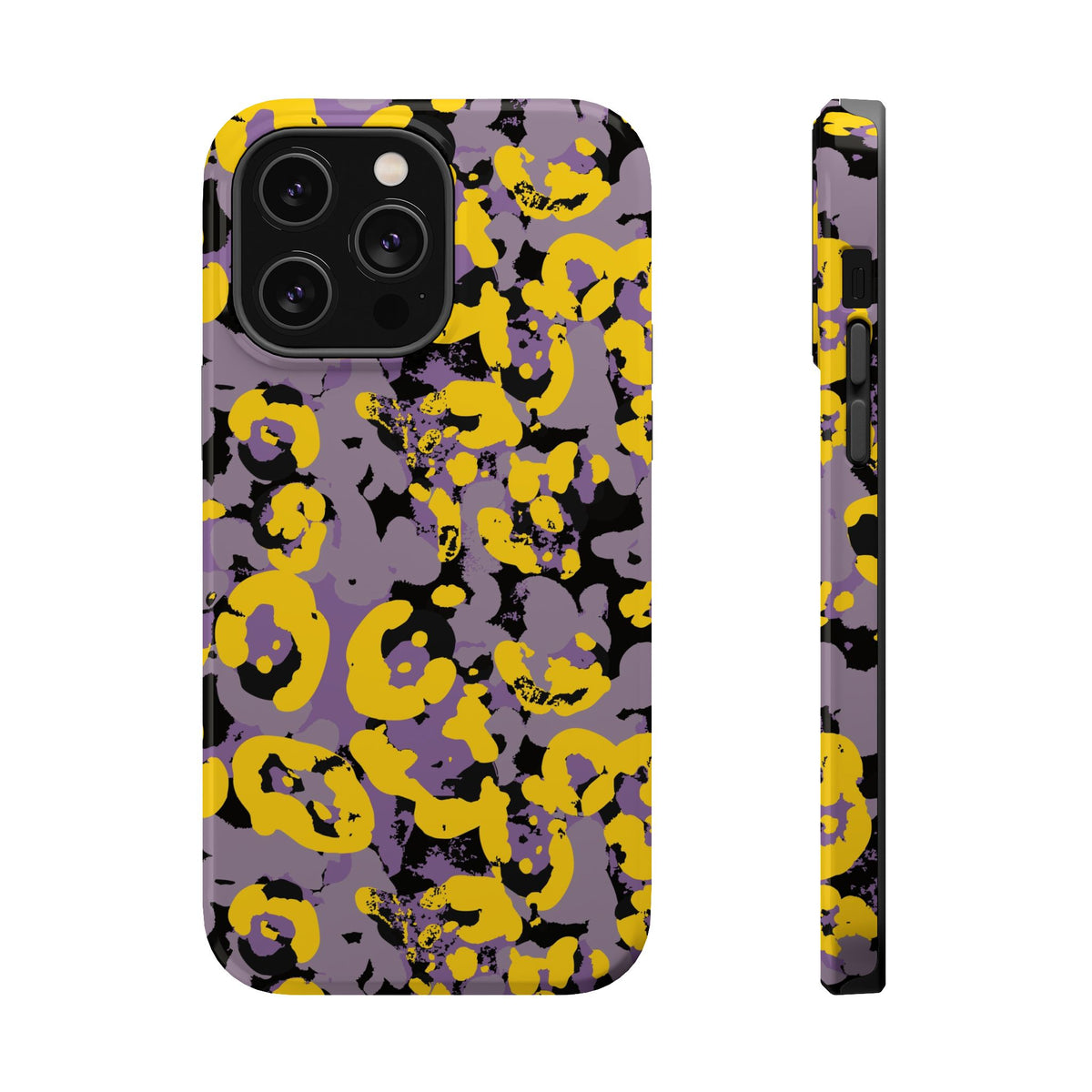 Yellow Leopard MagSafe Tough iPhone Case