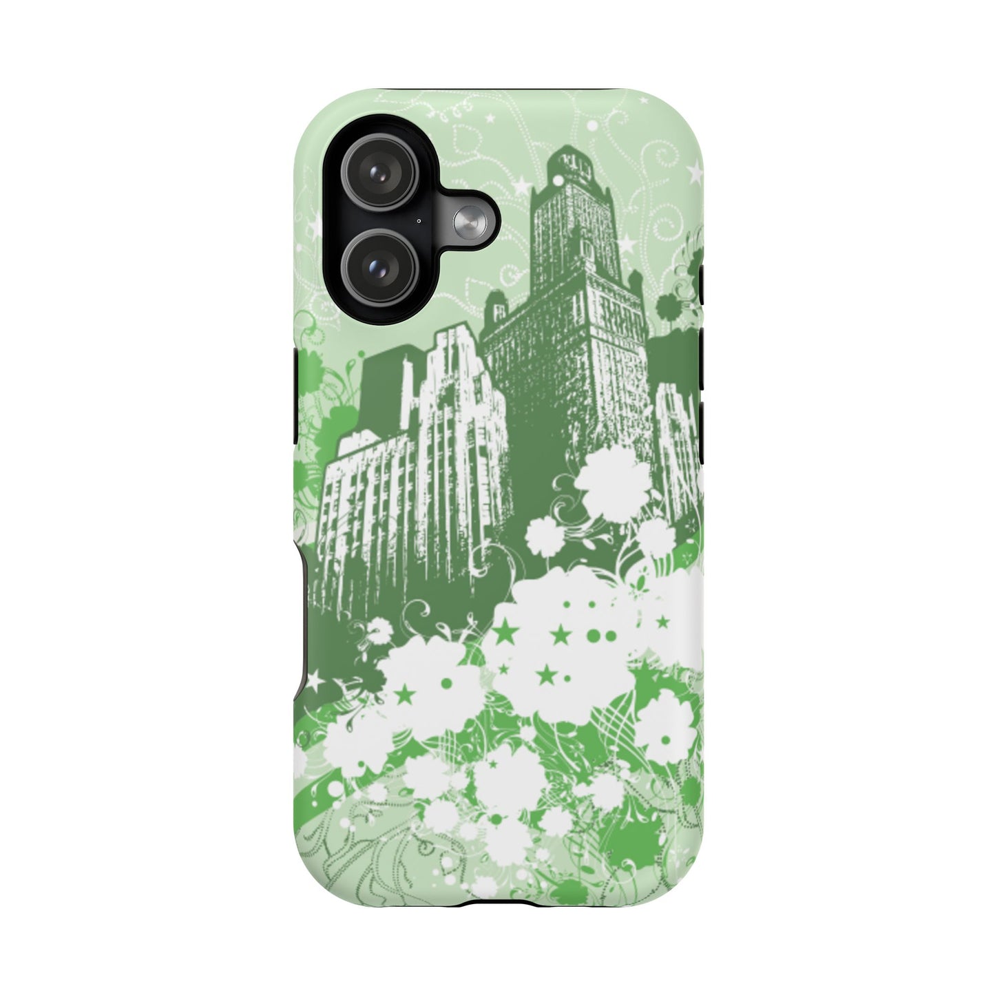 Green City Tough iPhone Case