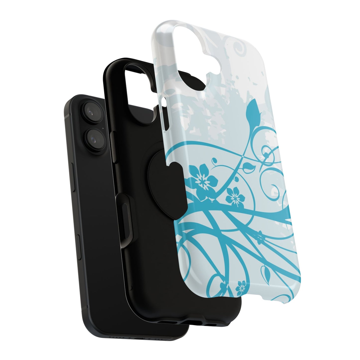 Blue Bloom Tough iPhone Case