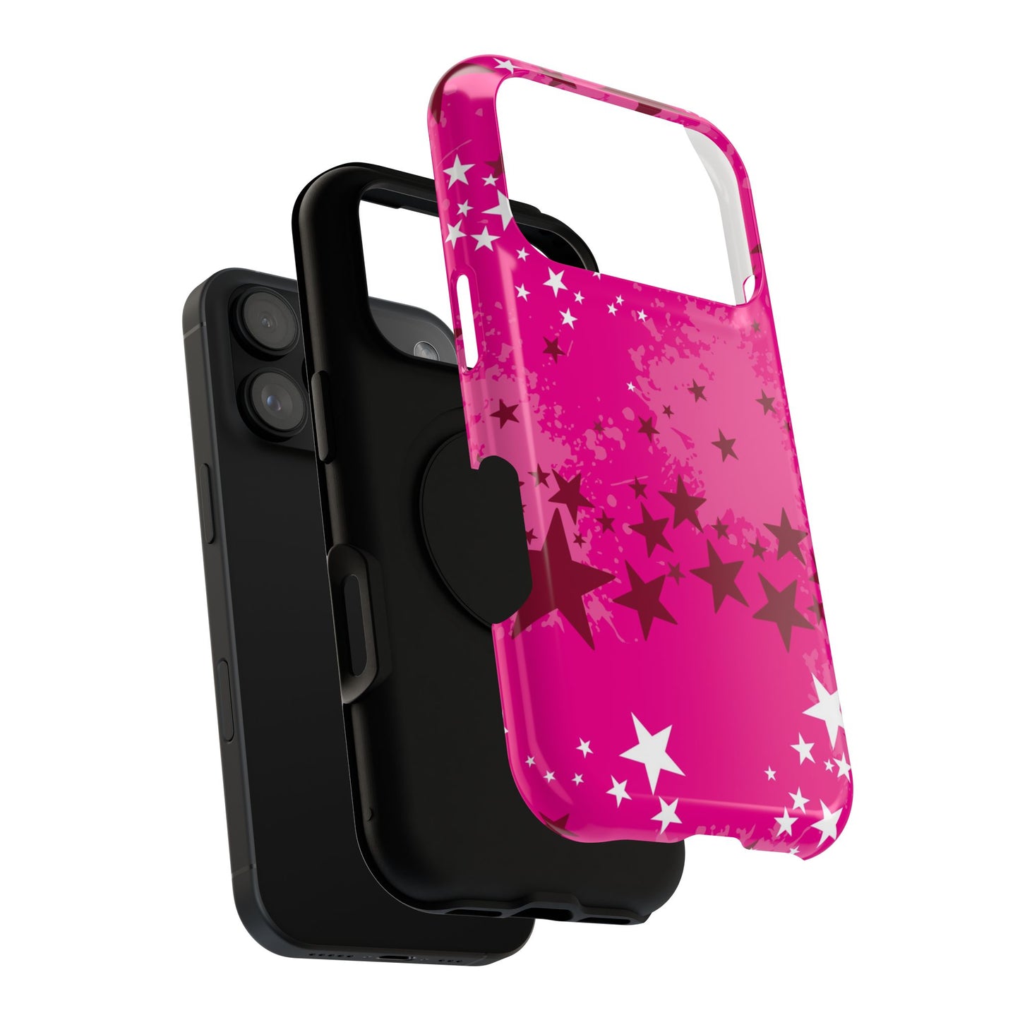Pink Static Tough iPhone Case