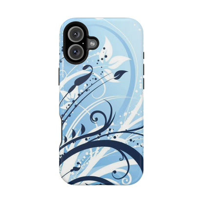Bloom in Blue Tough iPhone Case