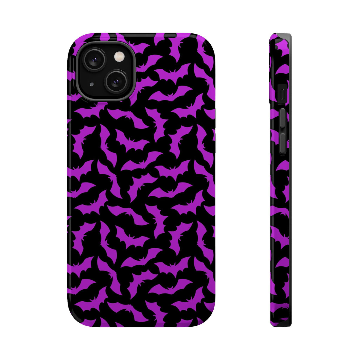 Purple Bats MagSafe Tough iPhone Case