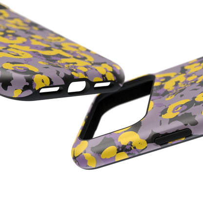 Yellow Leopard MagSafe Tough iPhone Case